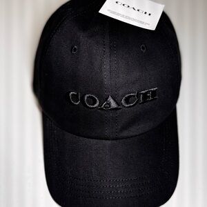 Coach Black Baseball Cap